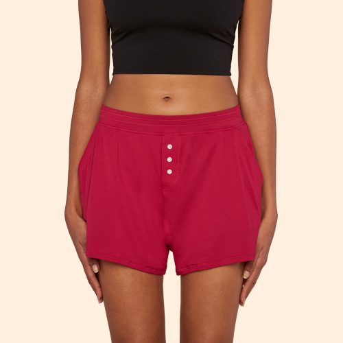 Thinx Sleep Shorts Spicy Front